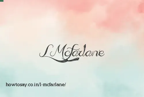 L Mcfarlane