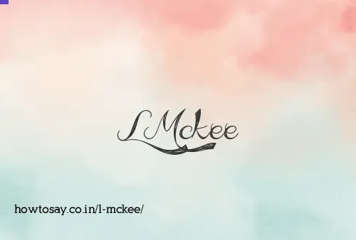 L Mckee