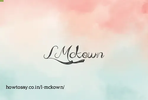 L Mckown