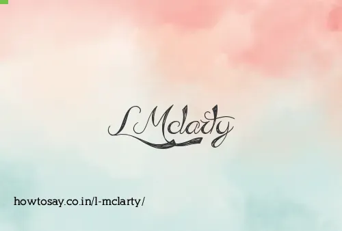 L Mclarty