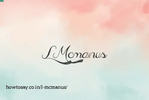 L Mcmanus