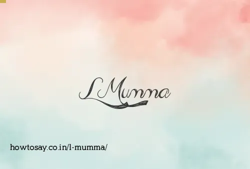 L Mumma