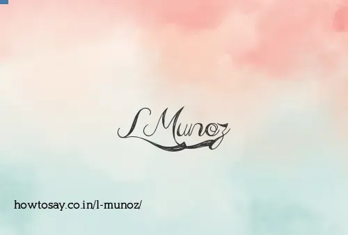 L Munoz