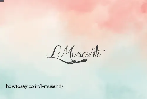 L Musanti