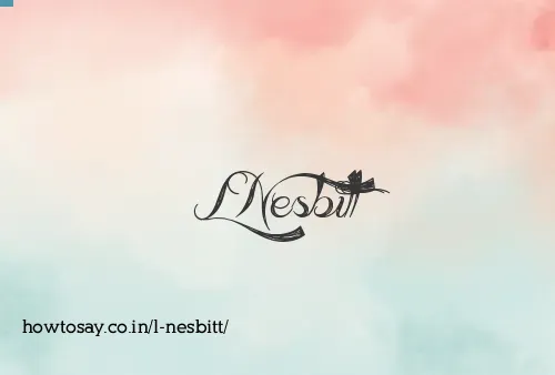 L Nesbitt
