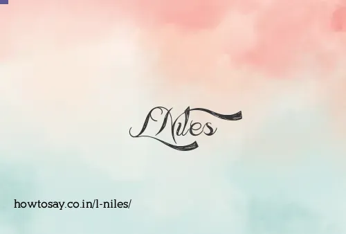 L Niles