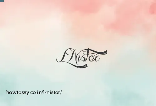 L Nistor