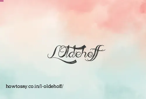 L Oldehoff