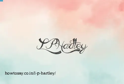 L P Hartley