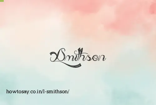 L Smithson