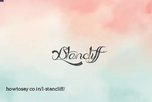 L Stancliff
