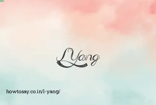 L Yang