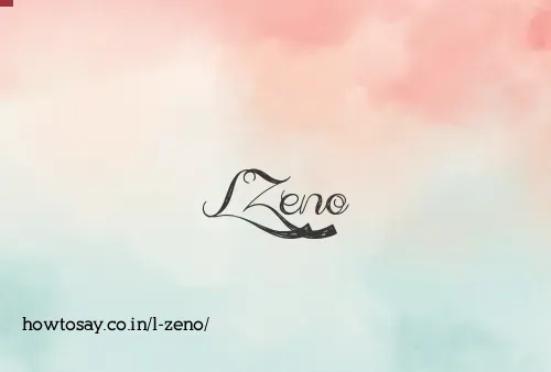 L Zeno