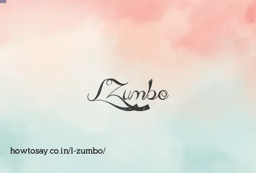 L Zumbo
