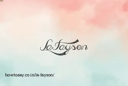 La Fayson