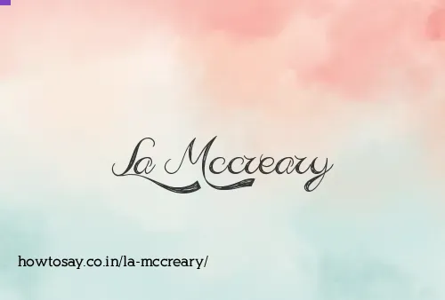 La Mccreary