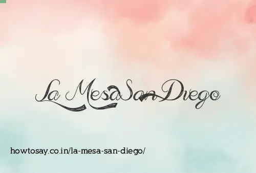 La Mesa San Diego