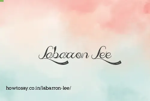 Labarron Lee