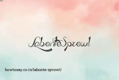 Labonte Sprowl