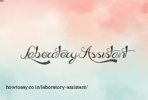 Laboratory Assistant