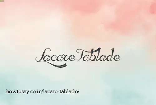 Lacaro Tablado