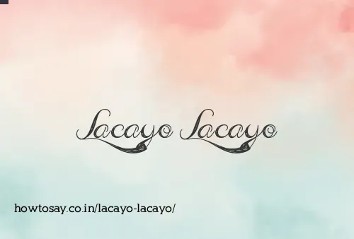 Lacayo Lacayo