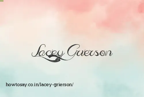 Lacey Grierson