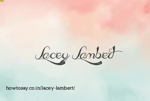 Lacey Lambert