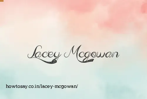 Lacey Mcgowan