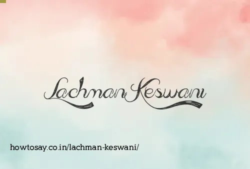 Lachman Keswani