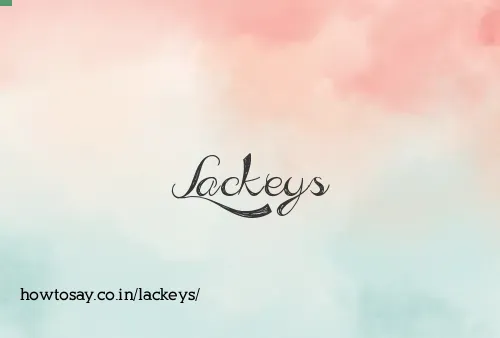 Lackeys