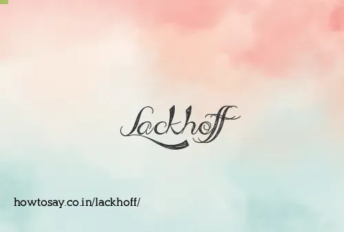 Lackhoff