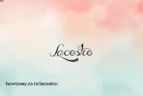 Lacostro