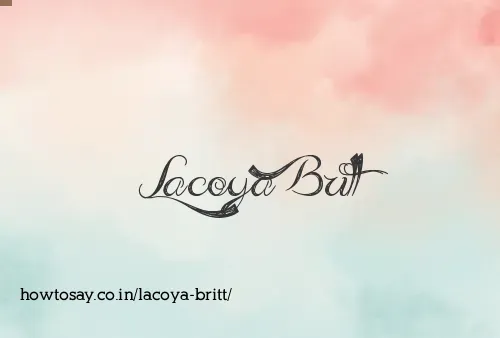 Lacoya Britt