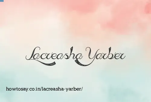 Lacreasha Yarber