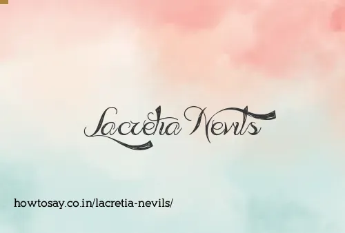Lacretia Nevils