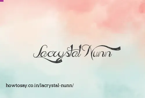 Lacrystal Nunn
