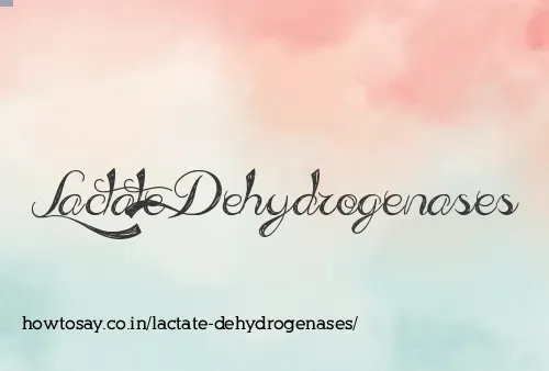 Lactate Dehydrogenases
