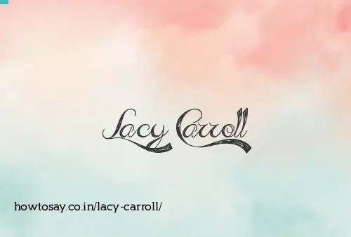 Lacy Carroll