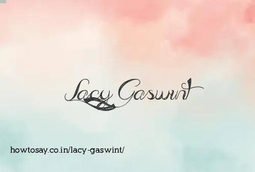 Lacy Gaswint