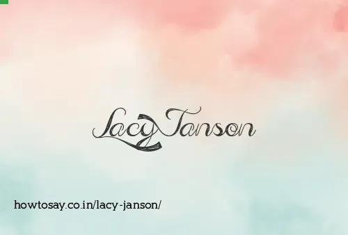 Lacy Janson
