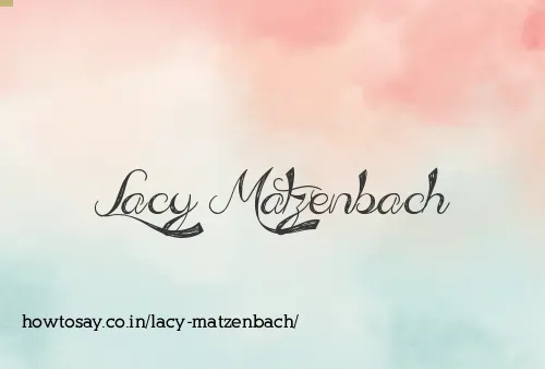 Lacy Matzenbach