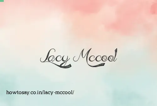 Lacy Mccool