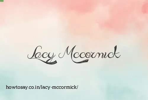 Lacy Mccormick