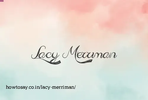Lacy Merriman