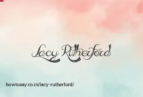 Lacy Rutherford