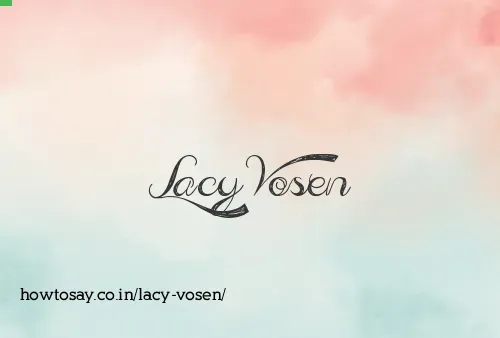 Lacy Vosen