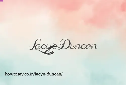 Lacye Duncan
