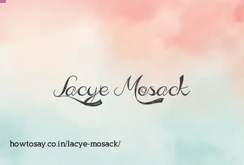 Lacye Mosack