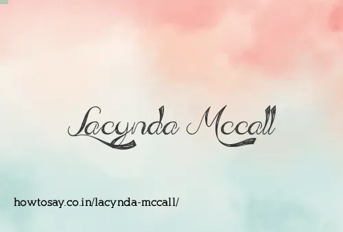 Lacynda Mccall